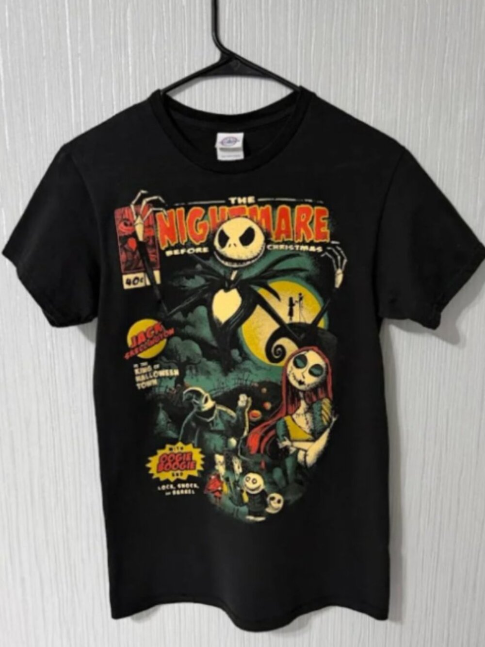 Disney The Nightmare Before Christmas Black Jack Skellington Size S